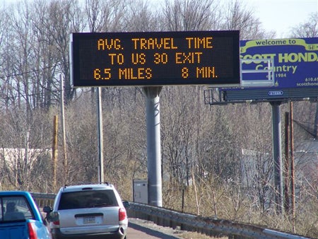 Providing drivers with more information about their commutes can help them to handle delays calmly.
